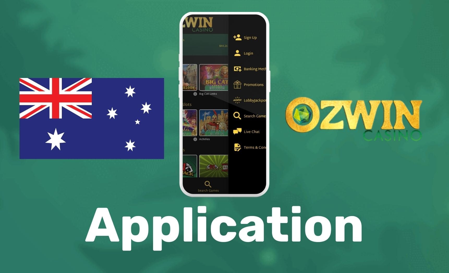 Ozwin Casino Application download and instsll