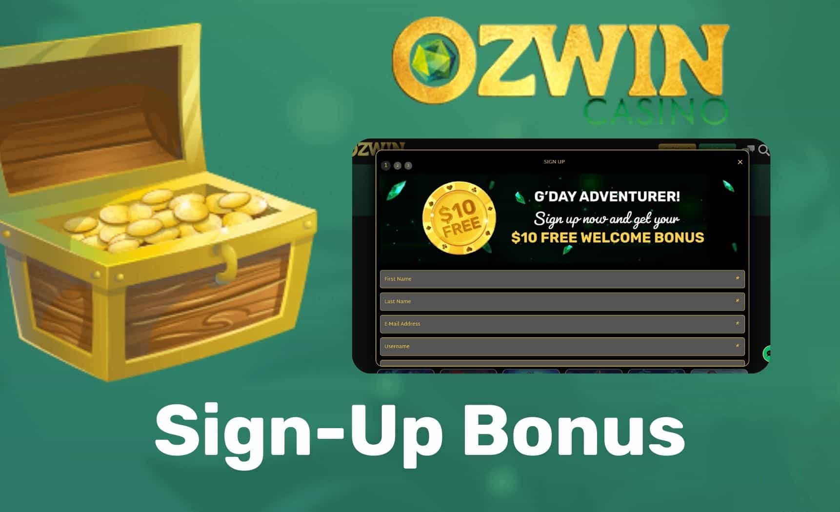 Ozwin Casino AU Sign-Up Bonus overview