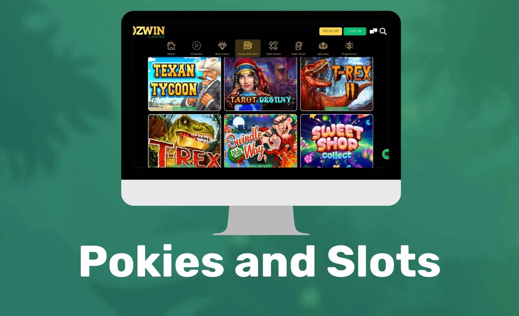 Ozwin Casino pokies and slots games Overview in Australia
