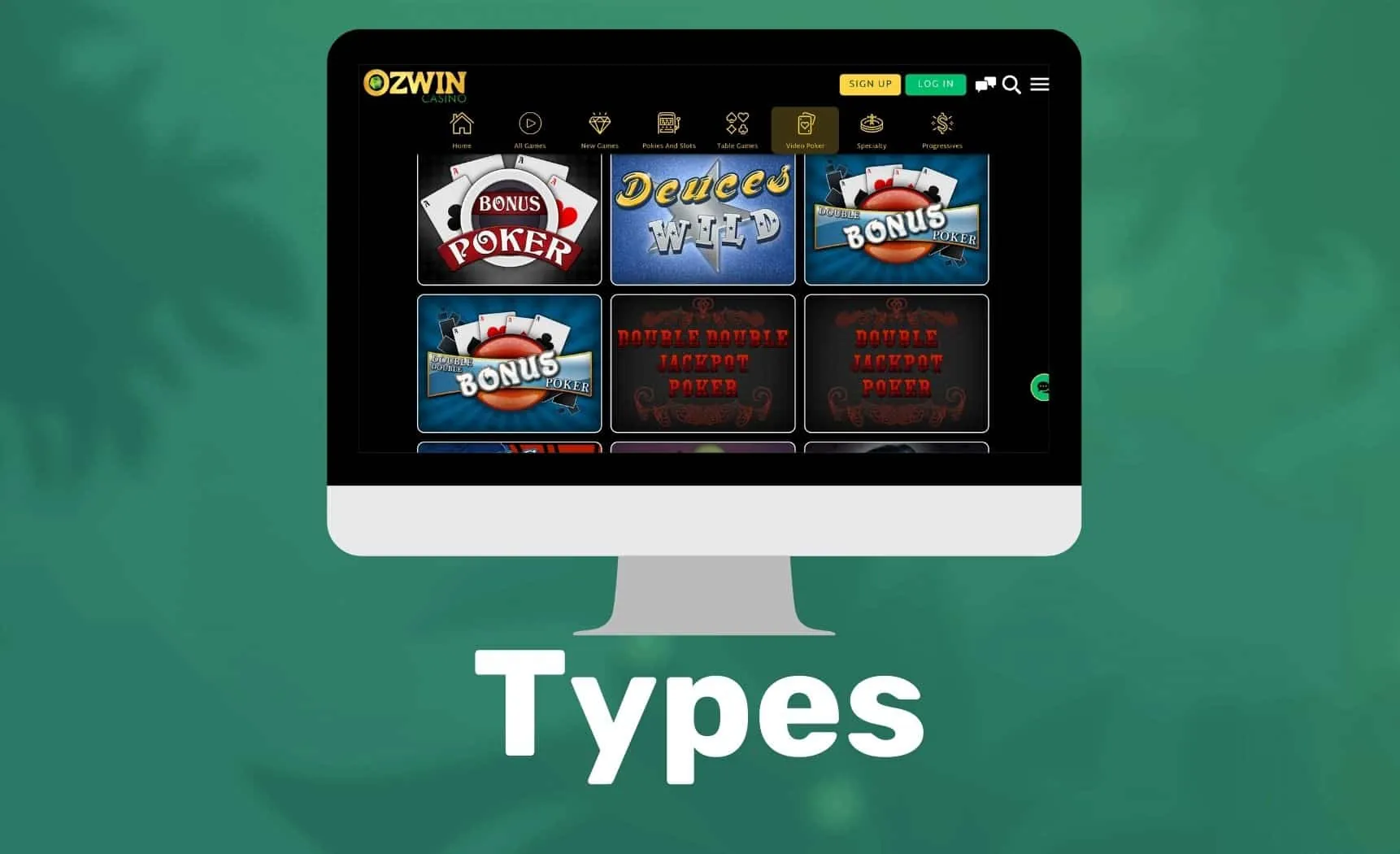Ozwin Casino video games