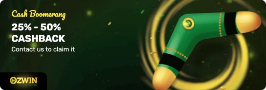 bonus cash boomerang at ozwin